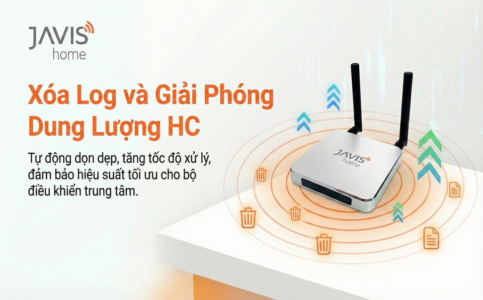 Hướng dẫn xóa Log và giải phóng dung lượng HC