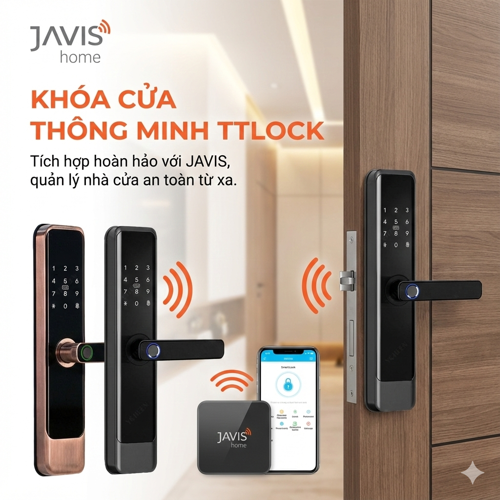 Hướng dẫn kết nối khóa TTlock vào ứng dụng Javis smart