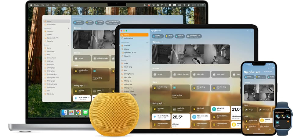 Hướng dẫn sử dụng Apple Home để điều khiển nhà thông minh