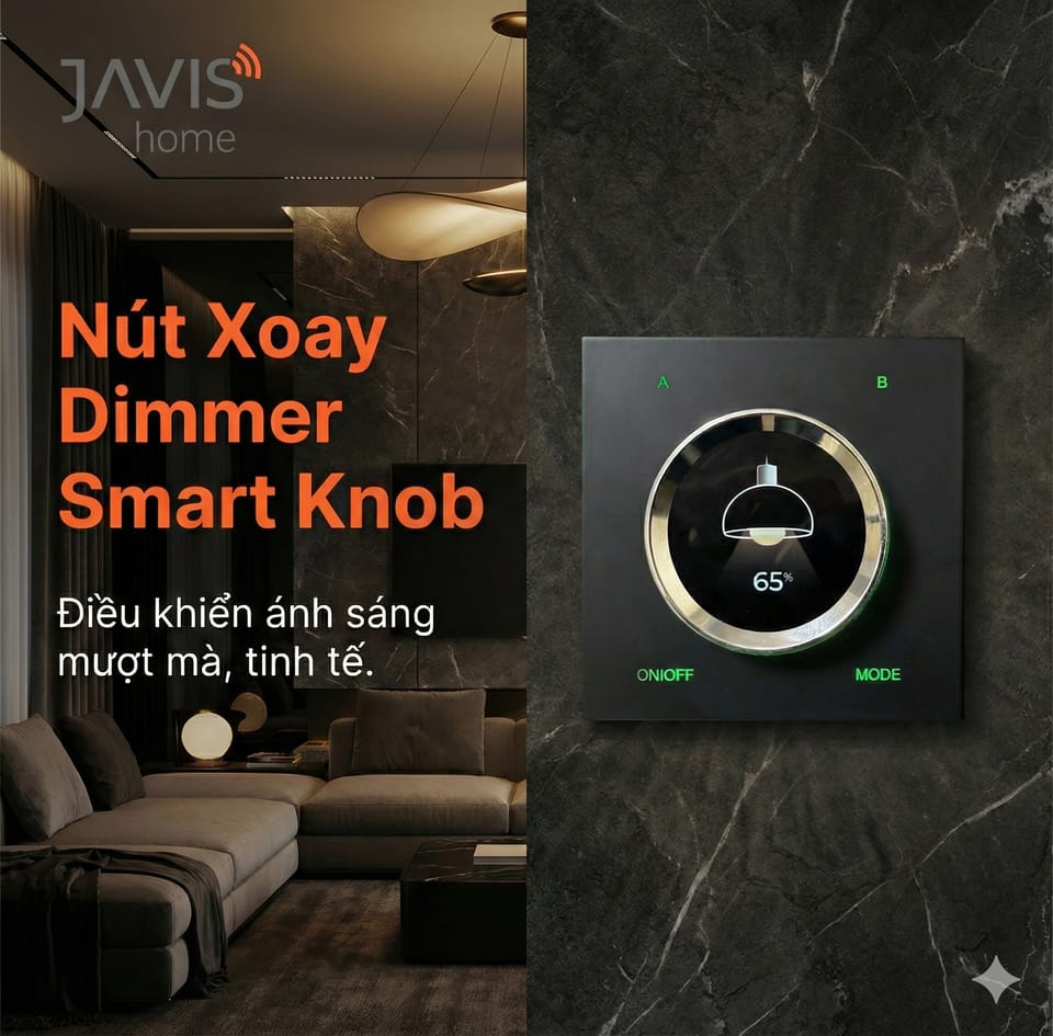 Hướng dẫn tích hợp nút xoay dimmer Smart Knob Rice Tech với hệ đèn DALI vào JAVIS