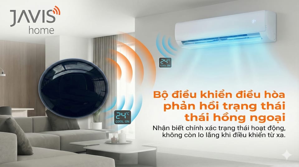 Hướng dẫn kết nối bộ điều khiển điều hòa phản hồi trạng thái WIFI vào ứng dụng JAVIS SMART
