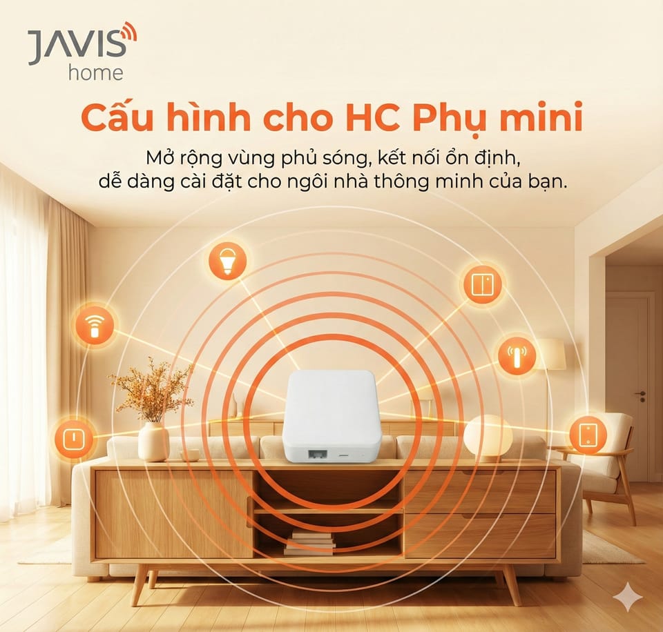 Cấu hình cho HC Phụ sử dụng HC phụ mini