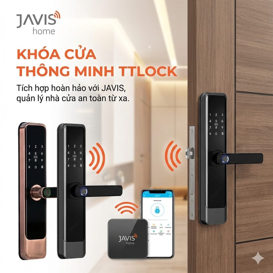 Hướng dẫn kết nối khóa TTlock vào ứng dụng Javis smart