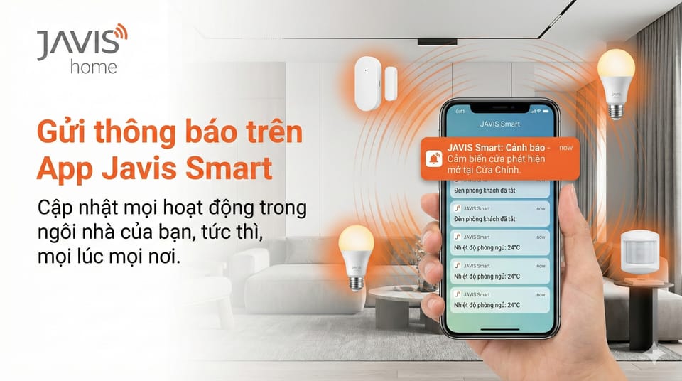 Hướng dẫn gửi thông báo trên App Javis smart