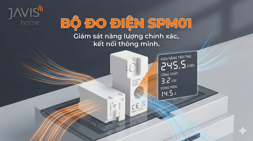 Hướng dẫn lắp đặt và kết nối bộ đo điện SPM01 ( Smart Energy Sensor )