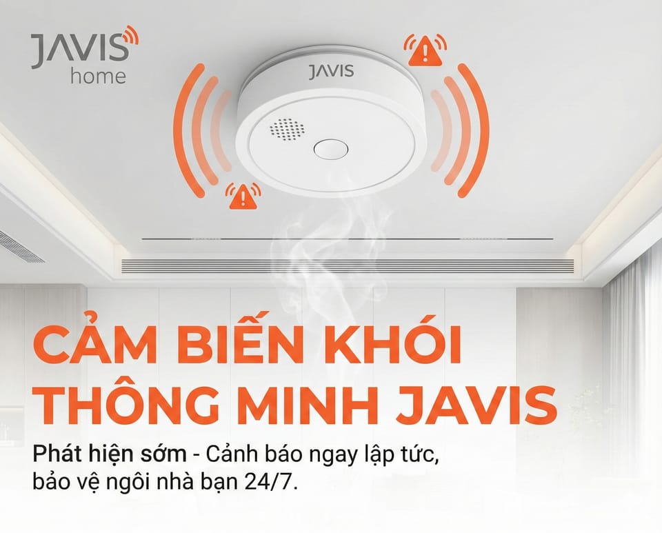 Hướng dẫn kết nối cảm biến khói vào ứng dụng Javis Smart