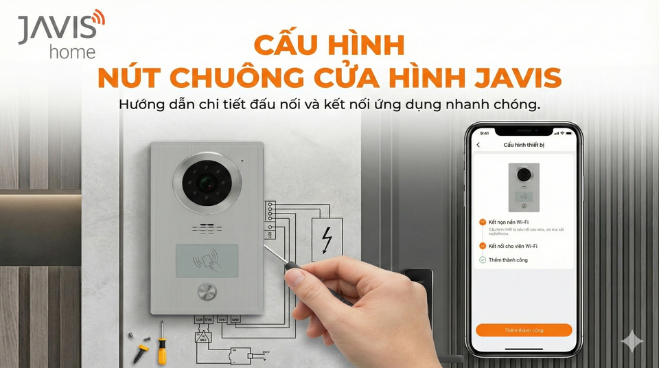 Các bước cấu hình nút chuông cửa hình