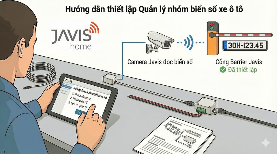 Hướng dẫn thiết lập Quản lý nhóm biển số xe ô tô